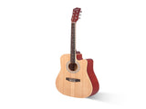 GT502 41-Inch Notch Spruce Panel Matte Edging Folk Guitar Bag Shield Wrench 26568948