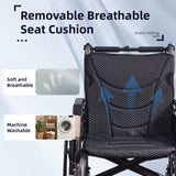 Aluminium multi-functional manual wheelchair. Hand brake. 24-inch quick detachable wheel. One-button W3121P298948