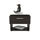 Alpine 18" High One Drawer Nightstand with One Shelf, Side Table, End Table For Bedroom, Living Room B200P286942