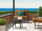 Cast Aluminum Outdoor Side Table, Anti-Rust Outdoor Square End Table, Patio Coffee Bistro Table for 87121979