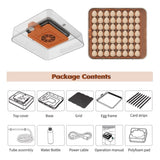 56 Egg Incubator with Automatic Turning & Humidity Control Digital Poultry Hatcher for Chicken, W2700P326297