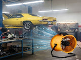 US Standard MLD-400 Barrel Fan 110V 192W 16inch Floor Barrel Fan Mobile Fan with Handle Copper Motor 88372561
