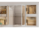 Portable Wardrobe Closet Storage Organizer for Clothes,Clothes Dresser,12 Magnetic Doors-12 Cubes & 72797248