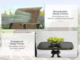 Outdoor dining table and chair 37326347