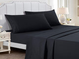 Bed Sheets 4-Piece Set OEKO-TEX Certified Bedding with Fitted Sheet, Flat Sheet & Pillowcases 53361259
