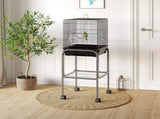 Bird Cage Starter Kit with Detachable Rolling Stand 34666115