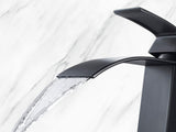 Waterfall Spout Bathroom Sink Single Handle Faucet with Pop-Up Drain 47857486