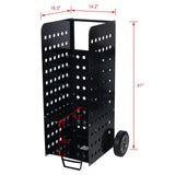 Firewood Cart,fireplace log rolling cart,wood rack ,heavy duty in door outdoor rolling cart W46543806