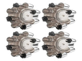 4X 8 Lug Wheel Chrome 99-05 Ford F250 F350 Center Hub Caps Rim Dust Covers ABS 79406856