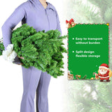 5ft artificial Christmas tree, 556 branches, 60 inches high, flame retardant PVC, Green 34204193