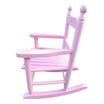 ZUN Children's rocking light pink chair- Indoor or Outdoor -Suitable for kids-Durable 98976983