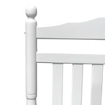 ZUN BALCONY PORCH ADULT ROCKING CHAIR - WHITE W2297P143351