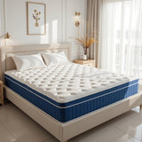 Full Size Mattress in a Box 14 Inch Memory Foam Hybrid Mattress with Pocketed Springs Medium Firm 33488644