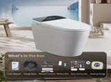Tankless Smart Toilet With Bidet Built In, One-piece Bidet Toilet Seat, Auto Flush,Heated Seat, Warm W3598P362101