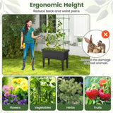 ZUN Garden bed elevated flowerpot 21883001