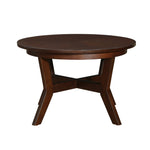 ZUN 32inch Wood Round Coffee Table for Living Room,Mid Century Farmhouse Circle Wooden Coffee Tables for W1202P155408