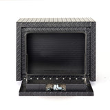 24 inch aluminum underbody truck tool box heavy duty underbed toolbox tool storage organizer chest W2680P304278