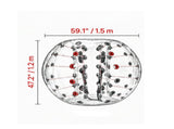 2 Pack 5FT Inflatable Bumper Balls 0.8mm PVC Body Sumo Zorb Balls 38595455