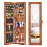 no provide self pick-up.Solid Wood Jewelry Armoire Organizer Cabinet with Full-Length Mirror, 07836754