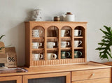 North America A Grade Cherry One Piece Solid Wood Storage Rack Simple European Style Solid Wood W1283P298338