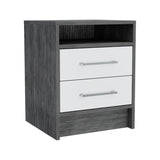 Philadelphia Nightstand, Two Drawers, Concealed Shelf B128P148955