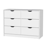 Dillon 4 Drawers Dresser, Chest of Drawers with 2 Cabinets B128P148697