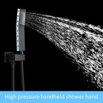 ZUN Shower System Shower Faucet Combo Set Wall Mounted with 12" Rainfall Shower Head and handheld shower T3177P269150