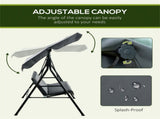 3-Seat Outdoor Patio Swing Chair 44764473