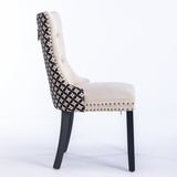 Classic Velvet Dinings, High-end Tufted Solid Wood Contemporary Velvet Upholstered Dining W1143P152035