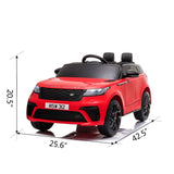 ZUN 12V Licensed Range Rover Kids Ride-On Car, Battery Powered Vehicle w/ Remote Control, LED Lights, W2181P143818