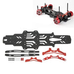 ZUN RC Drift Car Chassis Plate - Carbon Fiber & Aluminum Alloy for MST RMX2.0S RRX2.0S 1/10 Scale 68323730