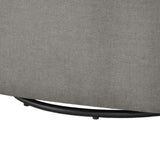Ardena Grey Swivel Barrel Chair B050P322595