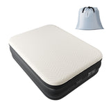 Queen Air Mattress with Built-in Pump, 18in Foam Topper Blow up Mattress, Quick Inflation/Deflation 96257511
