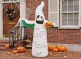 12ft Inflatable Halloween Decor with Flashing Bats & Ghosts, 4 LED Lights 82 String Lights, 46857457