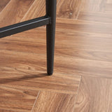 Modern Upholstered Bar Stools Set of 2, Boucle Fabric Counter Height Chairs with Metal Frame & W1901P264275