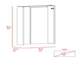 Wakeman Rectangle Foldable Desk White B06280121