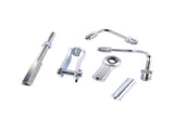 8" Chrome Power Brake Booster Master Cylinder Disc Drum Kit Fit for Chevrolet Bel Air Impala 65470064