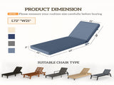 Set of 4 Outdoor Chair Cushion 44673790