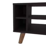 FM FURNITURE Bouse Coffee Table with Open Storage,Wengue B128P301392