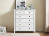 Modern 6 Drawers Dresser 6 Drawers Cabinet,Chest of Drawers Closet Organizers and Clothes 80992516