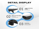 66Lbs Cast Steel Anvil, High Hardness Rugged Round Horn Anvil Blacksmith, Large Countertop and W2885P420795