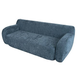 U_Style 81.5" Minimalist Compression Sofa, Curved Design, 3-Seater Casual Sofa for Living Rooms, N711P192002C
