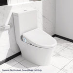 ZUN Smart Bidet Toilet Seat with Side Knob Adjustable Heated Seat with Water Temperature and Pressure T3177P286032