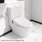Smart Bidet Toilet Seat with Side Knob Adjustable Heated Seat with Water Temperature and Pressure T3177P286032
