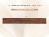48-Pack Wood Look Vinyl Plank Flooring, 36 Sq.Ft Waterproof PVC Floor Tiles for Home 30049604
