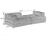Loveseat Sofa, Cloud Boneless Couches for Living Room, Modern Modular Sofa, Oversized W2339P411913