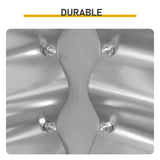 2 Pcs 841ft Galvanized Raised Garden Bed, Metal Outdoor Planter Box, Rectangular Garden Bed for 28680578