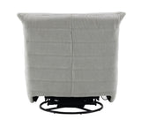 Talmon Oyster Chenille Glider Recliner with Swivel B2726P245871