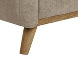 67.7" Wide Mid-Century Modern Upholstered Tufted Loveseat Sofa With Wooden Legs 80878147