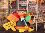 5ft 12W Turkey with Corn 7pcs LED Light Garden Turkey Decoration 05335220